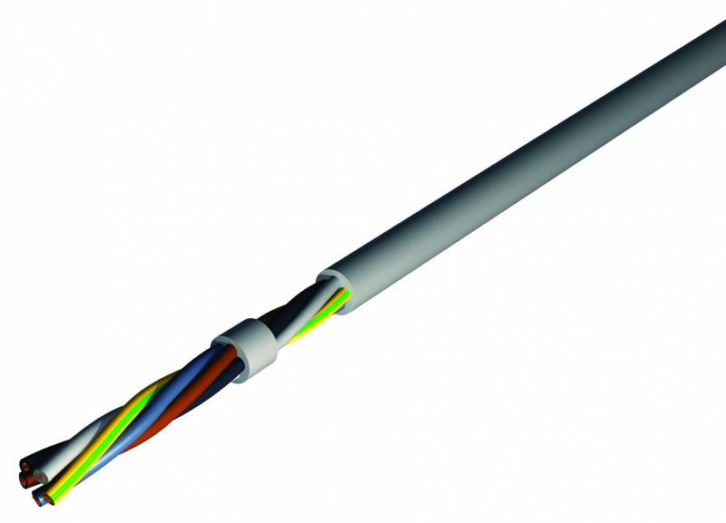 Photo Cble d'alimentation harmonis H05VV-F 2X1.5mm gaine grise - Touret de 1000m | Ref : VVF2X15G10