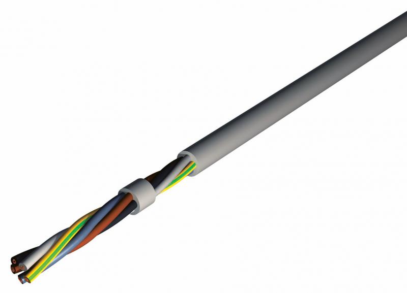 Photo Cble d'alimentation harmonis H05VV-F 3G1.5mm gaine grise - Touret de 1000m | Ref : VVF3G15G10