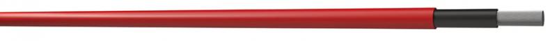 Photo C�ble solaire harmonis� H1Z2Z2-K 1X6mm� rouge - Touret de 500m | Ref : Z2Z2K6R5