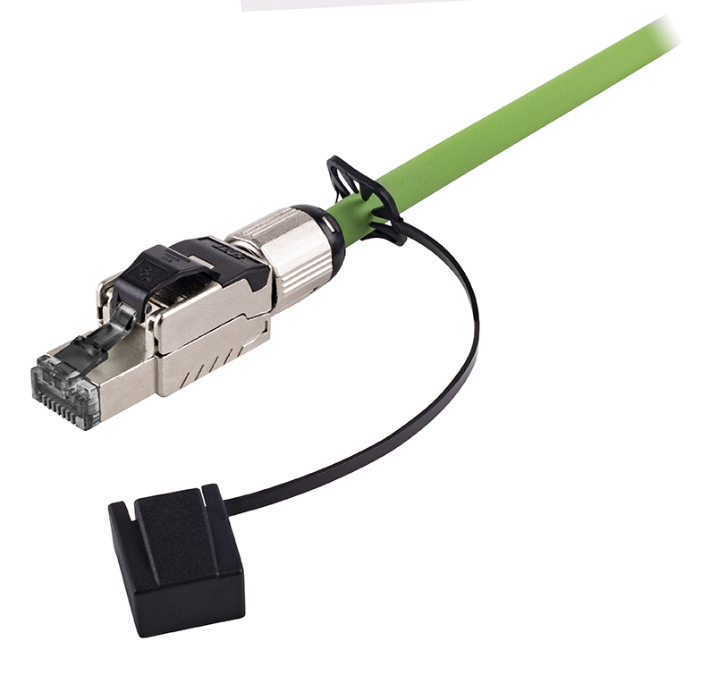 Vignette 2 produit Connecteur RJ45 blind� Cat.6A AWG24-22 | Ref : I4PLEC6AFS