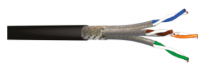 CAE GROUPE Cble cat6a s-ftp 1x4p lszh awg 26 - intrieur-extrieur  boite de 305m SF5004SHA26IOB