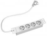 CAE GROUPE Botier dalimentation aluminium 10&quot; pour 4 prises - 1u DC104PC      