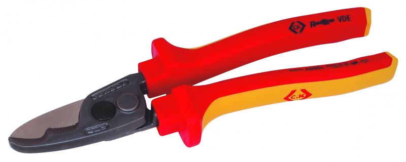 Pince Coupe-câble CK Redline 1000V - Capacité 50 Mm² - 165 Mm Rouge
