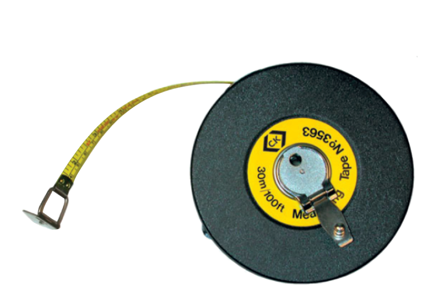 Photo Mtre ruban nylon avec drouleur de  30 m | Ref : T3563 100
