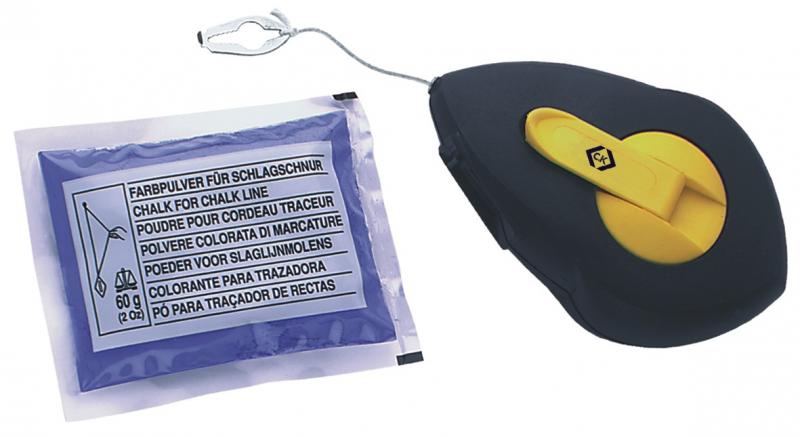 Photo Cordeau traceur plastique (30 m) + poudre (60 g) | Ref : T3522
