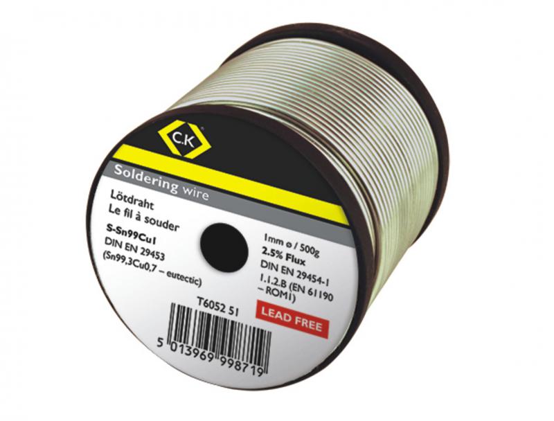 Photo Fil de soudure, bobine de 500g | Ref : T6052 51