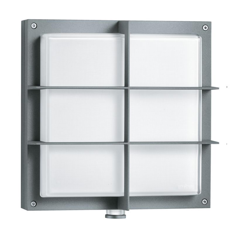 Photo Applique L 691 LED Avec Dtecteur PMMA Anthracite V2 | Ref : 053031