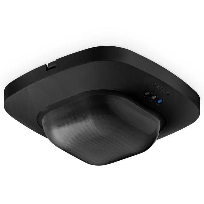 Photo Dtecteur de prsence IR Quattro HD KNX V3.1 Encastr Noir porte 20x20 m | Ref : 068622