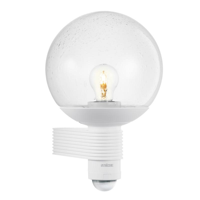 Photo Applique L 400 S Avec dtecteur Blanc ampoule E27 | Ref : 611118       