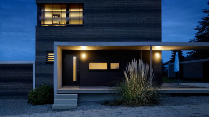 Vignette 2 produit Applique L 240 LED Avec Dtecteur Inox EU | Ref : 010461