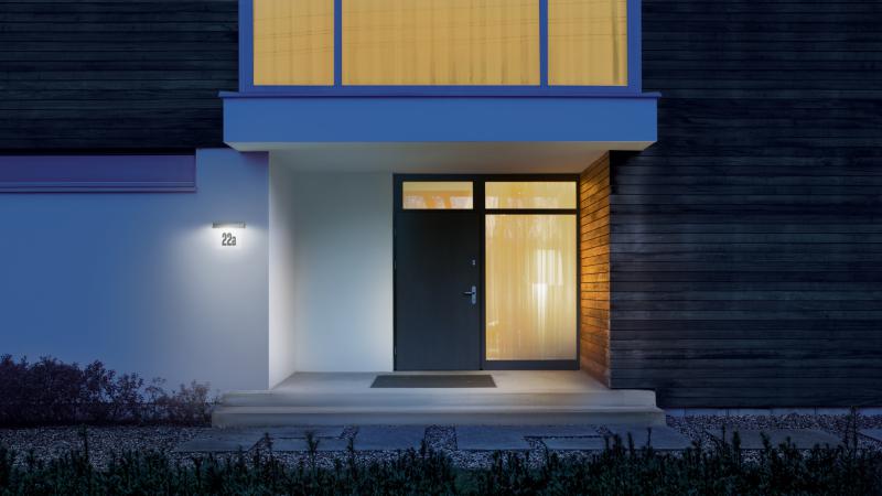 Vignette 2 produit Applique solaire avec numro de maison Xsolar SOL-O Crpusculaire HN Anthracite | Ref : 065935