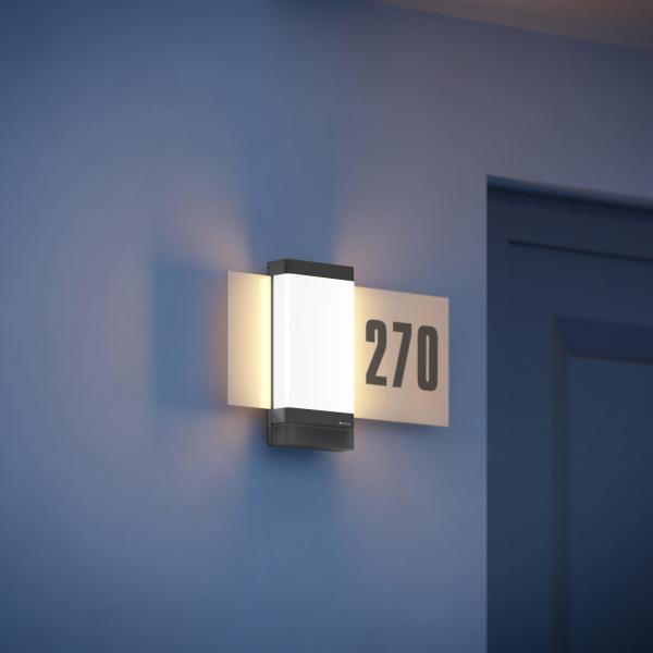 Vignette 2 produit Applique L 270 DIGI Avec Détecteur et Bluetooth Anthracite | Ref : 067205