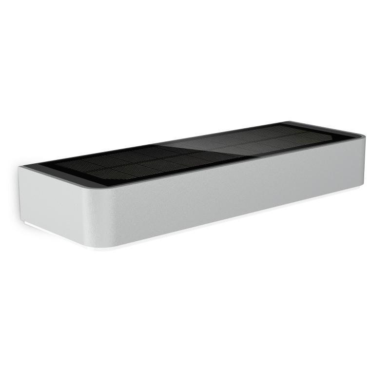 Vignette 3 produit Ref : 052652 | Applique solaire extrieur Xsolar SOL-O Avec Dtecteur Argent