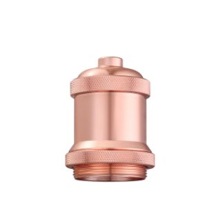 Photo SUSPENSION E27 1M50 TISSE OR ROSE | Ref : LXSFE27OR