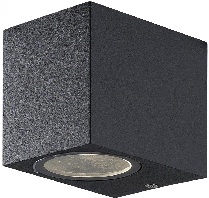 Photo APPLIQUE MURALE CARRE 1XGU10 IP44 CL1 AN | Ref : LXAM01G