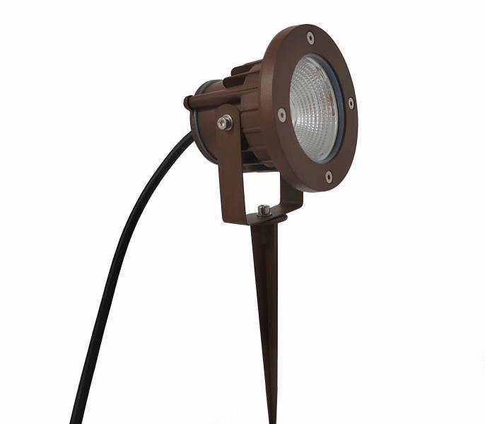 Photo SPOT PIQUET 12W COB 900LM 3000K IP65 COR | Ref : LXSPE12W3KC