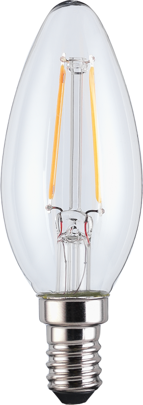 Photo LPE LED FILAMENT 2W FLAMME C35 E14 250LM | Ref : LF2E14FL27K