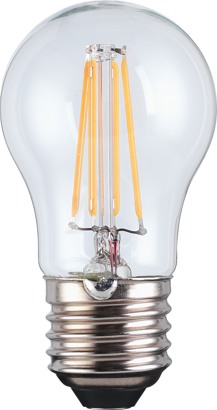 Photo LAMPE LED FILAMENT 4W SPHERIQUE E27 470LM | Ref : LF4E27SP27K