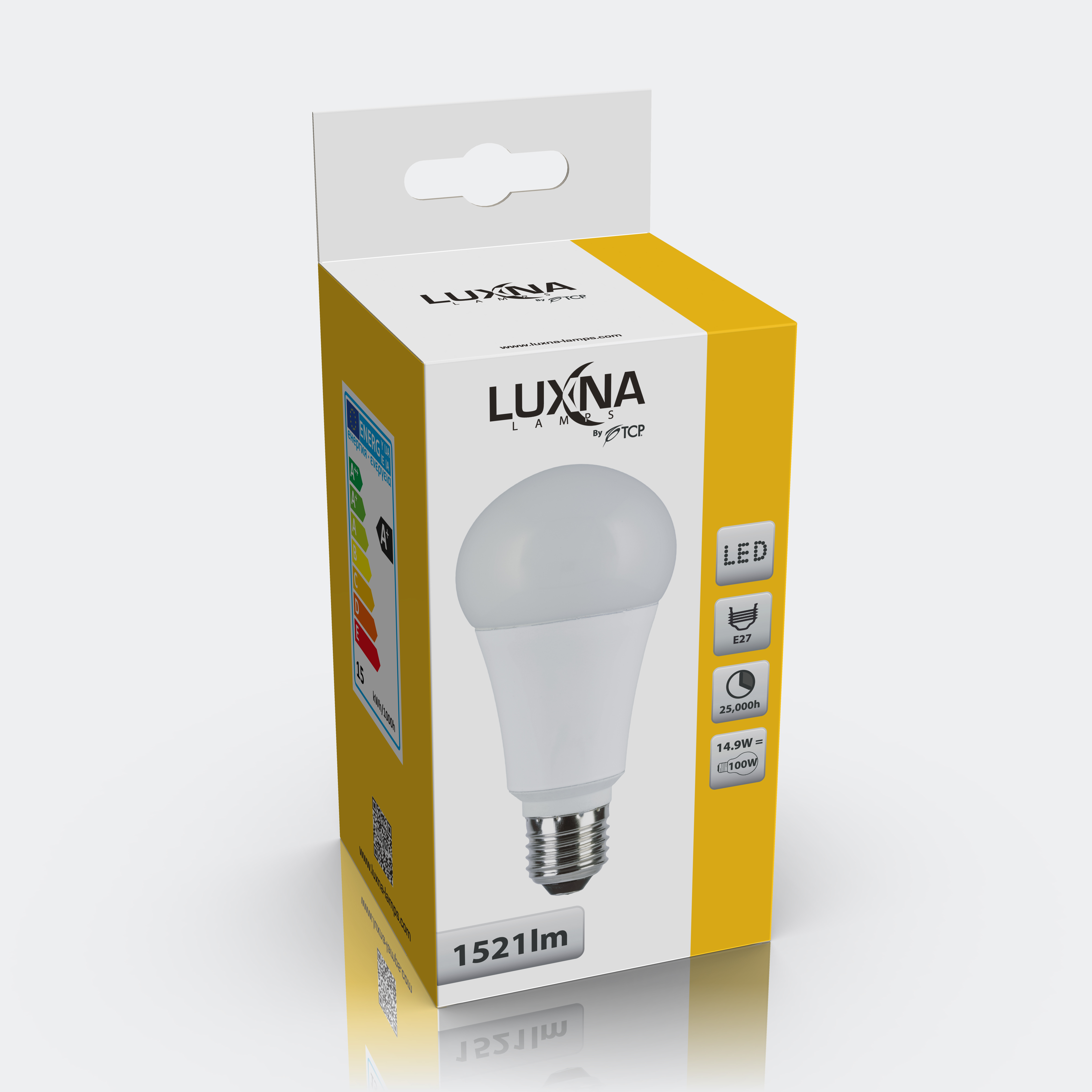 Photo LAMPE LED 15W STD E27 1521LM 2700K | Ref : L15E27ST27K