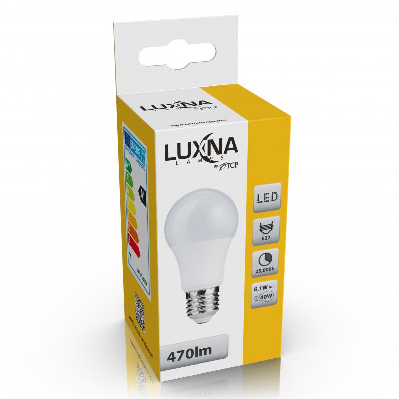 Photo LAMPE LED 6W E27 STD 470LM 2700K | Ref : L6E27ST27K