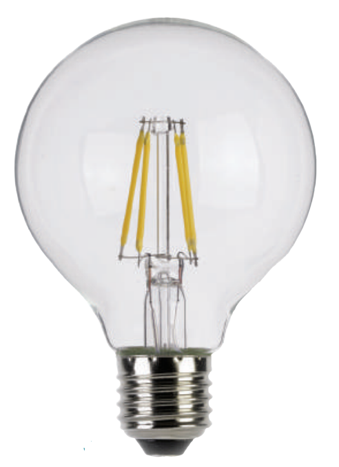 Photo LPE LED FILAMENT 7W GLOBE G125 E27 806LM | Ref : LF7E27G12527K