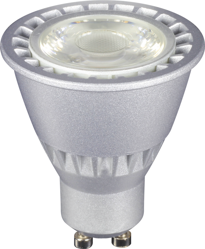 Photo LPE LED 3W GU10 250LM 3000K SILVER | Ref : L3GU3KS