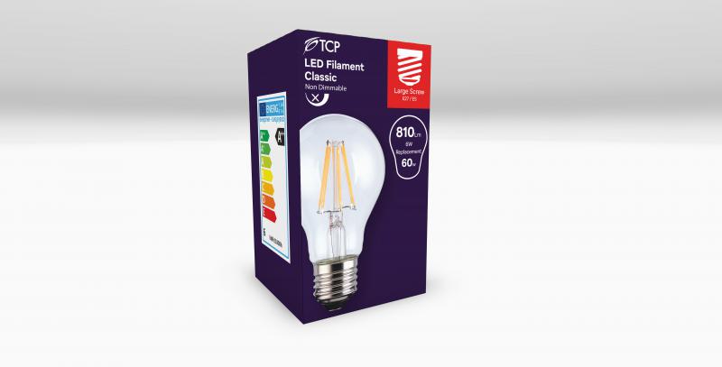 Vignette 2 produit LPE LED FILAMENT 6W STD A60 E27 810LM 27 | Ref : LF6E27ST27K