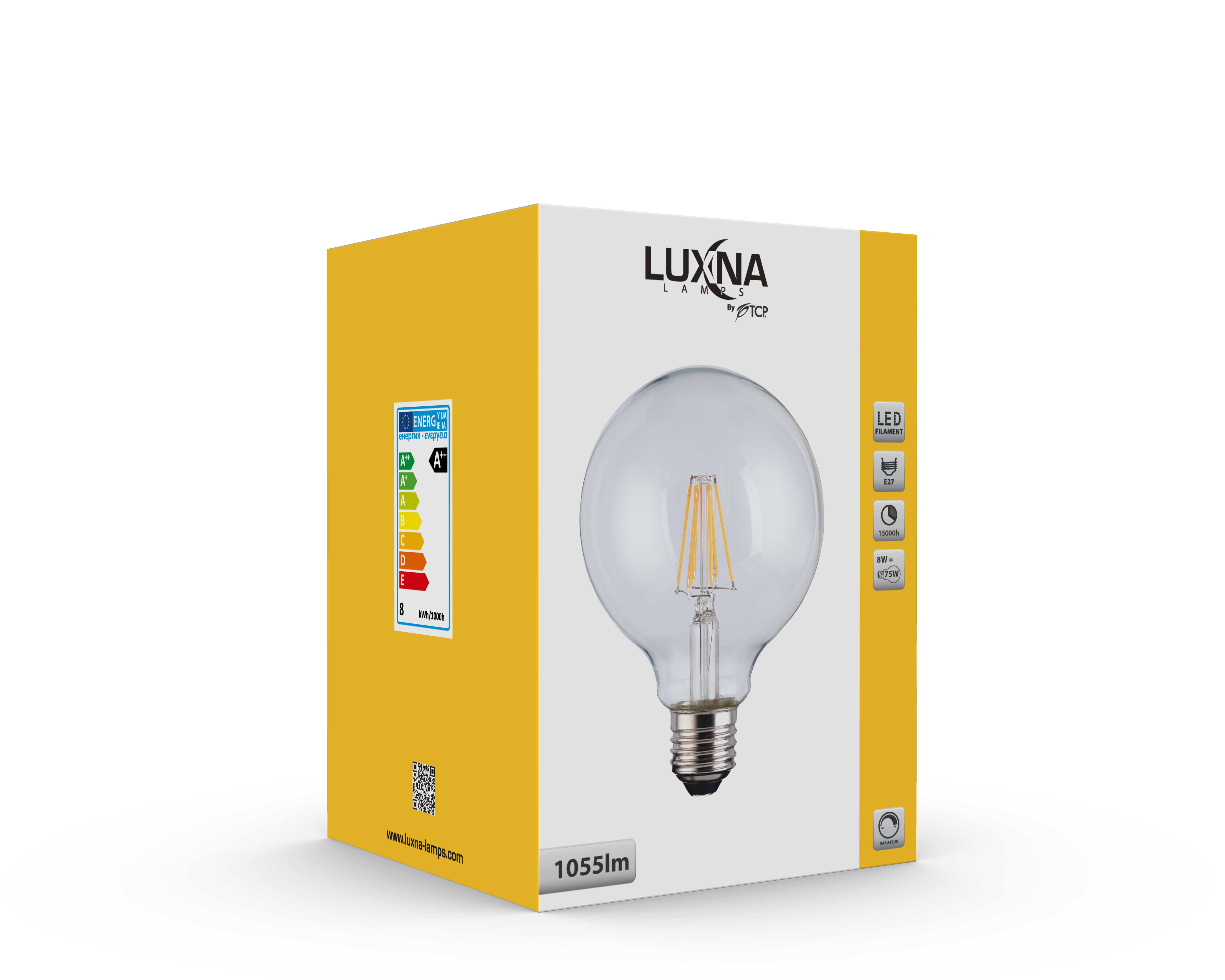 Vignette 2 produit LAMPE LED FILAMENT 7W GLOBE G95 727 806LM | Ref : LF7E27G9527K