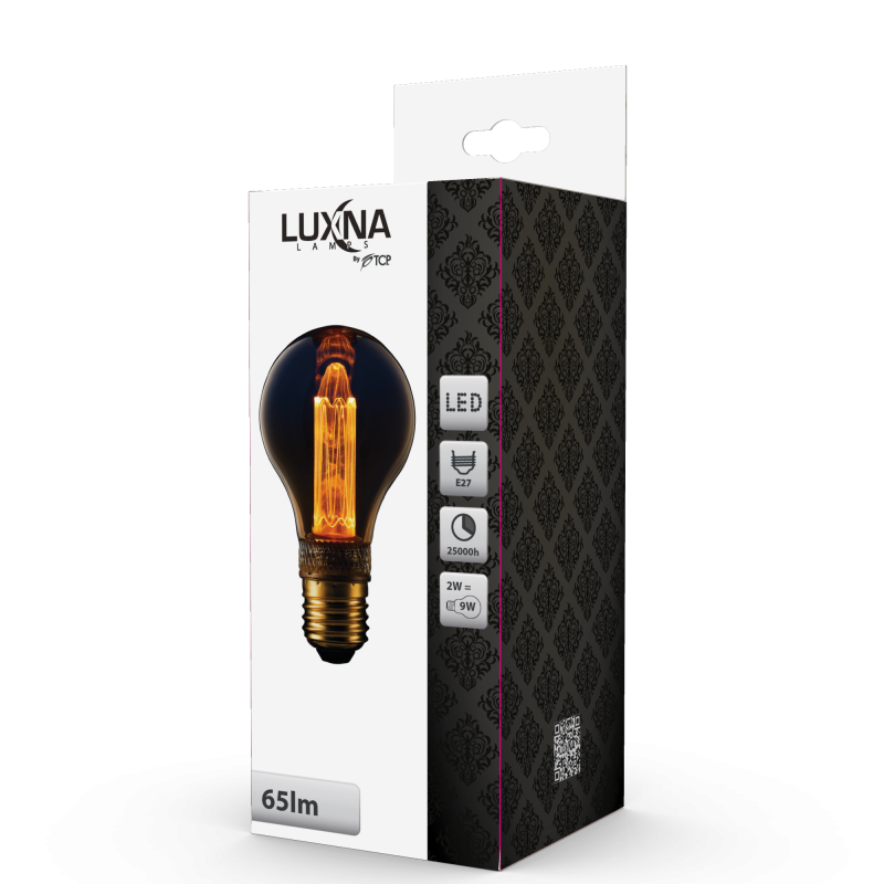 Vignette 2 produit LPE LED GRAVE 2W STD E27 65LM 1800K | Ref : LE2E27ST18K