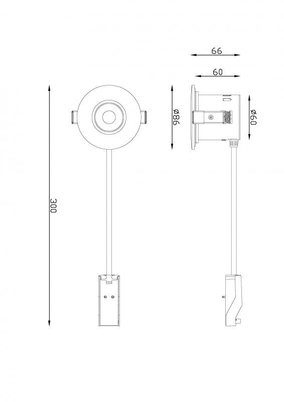 Vignette 3 produit Ref : LXSIP7WCNS | COLERETTE NICKEL SATINEE POUR SPOT IP65