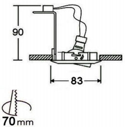 Vignette 3 produit Ref : DLTMAXFI | Kit fixe 1/4 50w12v+dlte70