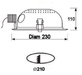 Vignette 3 produit Ref : LX21E27BL | ENC KIT FLC 2X26 E27 T840