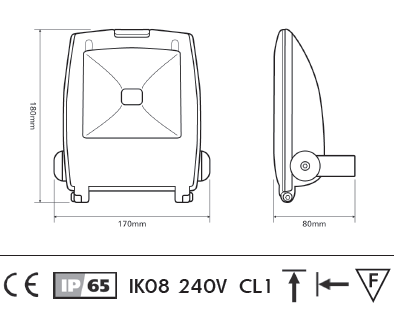 Vignette 3 produit Ref : LX5615/1/CW | Projecteur led 15w 5500k blanc