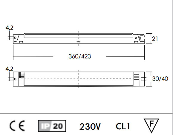 Vignette 3 produit Ref : LX59065 | BALLAST T5 HF/DIM 54W G5