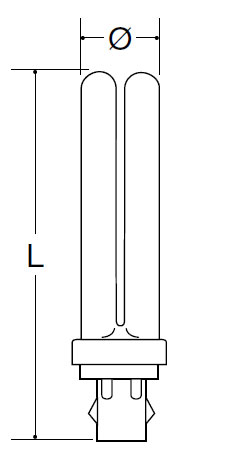 Vignette 3 produit Ref : 1523-0006 | LAMPE FLC PLD G24Q1 13W 4000K