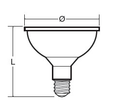 Vignette 3 produit Ref : EDLEDES7/30 | Lampe LED 7x1W - PAR 30 E27 240V 3000K