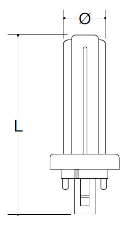 Vignette 3 produit Ref : 1528-0014 | LAMPE FLC PLT GX24Q4 42W 3000K