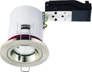 LUXNA LIGHTING Spot encastre gu10 bbc fixe nickel sat LXKSBBCD87NS