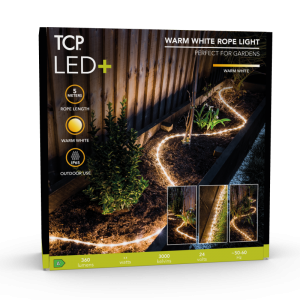 LUXNA LIGHTING Ruban led jardin 3.5w 360lm 3000k 5m ip TCP-RLIP65305M