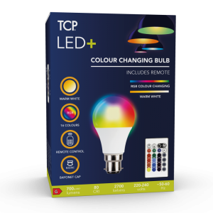 LUXNA LIGHTING Lampe led b22 700lm rgbw dim telecommand TCP-RMLB22