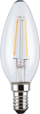 LUXNA LIGHTING Lpe led filament 2w flamme c35 e14 250lm LF2E14FL27K