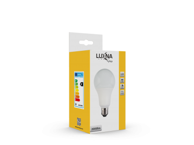 LUXNA LIGHTING Lampe led 18w e27 std a80 e27 2000lm 2700k L18E27ST27K