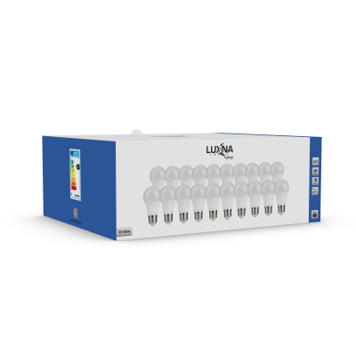 LUXNA LIGHTING Pack 20 led a60 9w e27 810lm 6500k E20L9E27ST65K