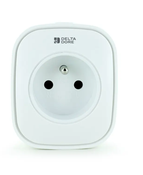 Easy Plug E16EM Prise connectee E (FR), 16A, avec mesure de consommation  Delta Dore