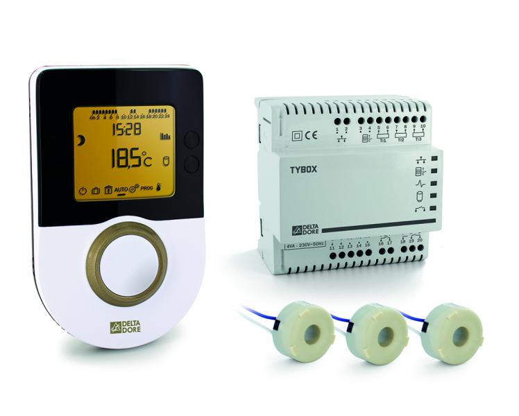Photo Tybox 1010 WT | Gestionnaire d'énergie 1 zone + indication des consommations | Ref : 6050602