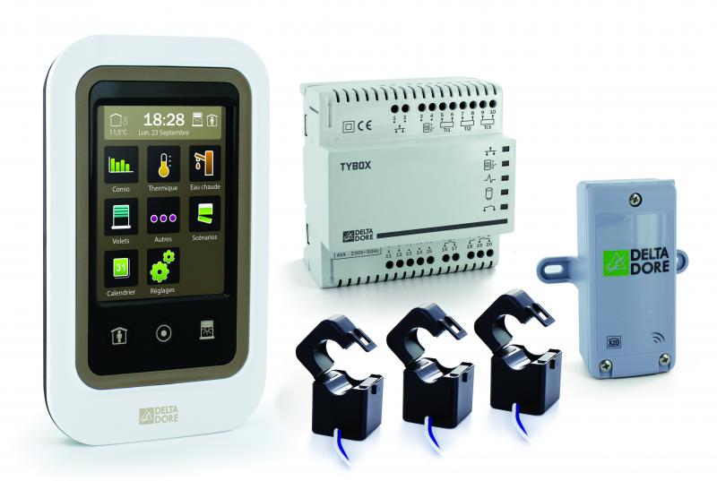 Photo Tybox 2000 WT | Gestionnaire d��nergie 4 zones + indication des consommations | Ref : 6050628
