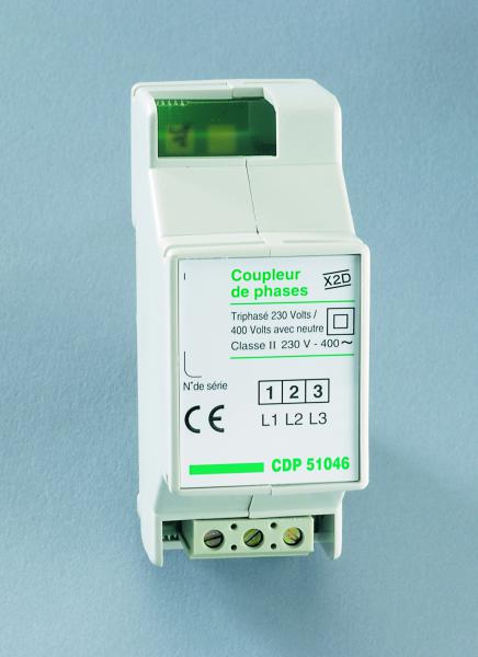 Photo Coupleur de phase | Accessoire pour programmateur CPL sur installation triphasée | Ref : 6051046