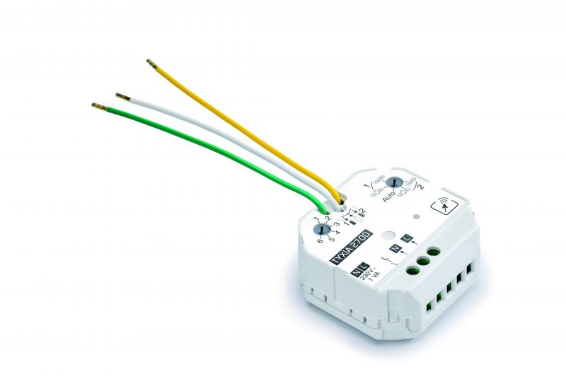 Photo Tyxia 2700 | Emetteur micromodule encastrable radio 2 voies multifonction | Ref : 6351096