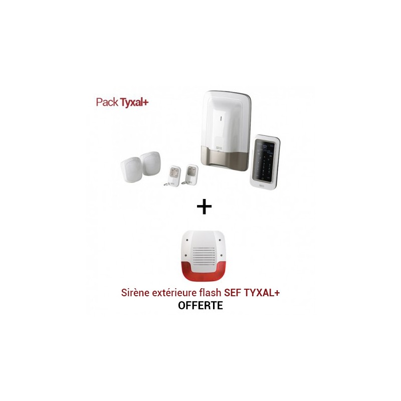 Vignette 2 produit Pack alarme comprenant 1 centrale sirene | Ref : 6410176