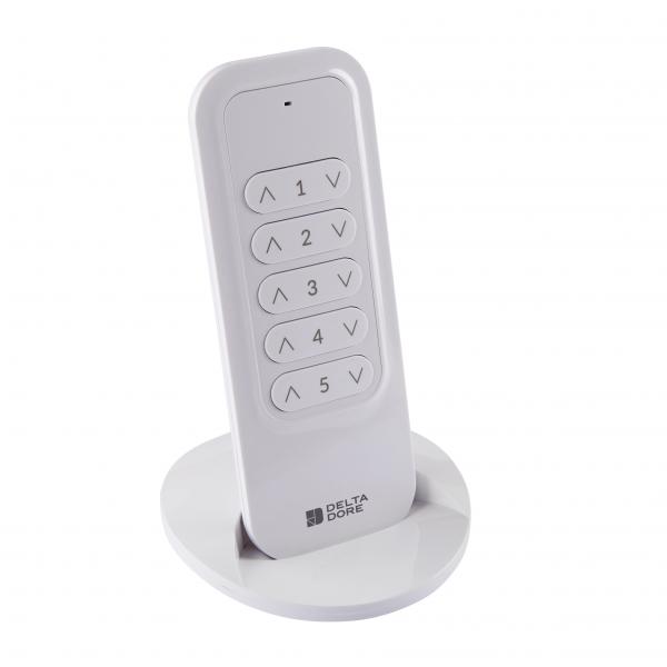 Vignette 2 produit Tyxia 1700 | Tlcommande radio 5 voies pour volets roulants ou clairages | Ref : 6351403